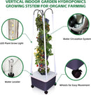 Hydroponic Growing System with Grow Lights, Indoor Gardening System, Grow Plant Food at Home with 40 Pieces at a time for Fruits, Vegetables, Herbs, and Miniature Greens (No Seedlings Included)