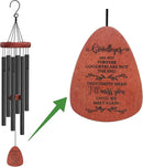 Memgift Memorial Wind Chimes - Sympathy Gift for Loss of Parent, Weather-Resistant Outdoor Keepsake for Patio in Memory of Loved One by CozyNest Decor
