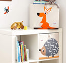 3 Sprouts Toy Storage Organizer: Toy Box Cube Organizer for Playroom, Nursery - Foldable Storage Bin - Kangaroo by TinyTreasures Baby Boutique