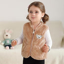 Baby Boys Girls Fleece Vest Zip Up Cute Bear Jackets Fuzzy Fall Winter Warm Clothes Newborn Outwear for Toddler Infant by TinyTreasures Baby Boutique
