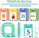 Kidzdo Talking Flashcards for Toddlers, 520 English Sight Words Educational Toy, Pocket Speech Therapy Toys, Autism Sensory Toys for Kids 1-6, Birthday Xmas Gifts for Boys by TinyTreasures Baby Boutique