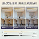 10 Lights Gold Flush Mount Rectangle Chandelier, Modern K9 Crystal Chandeliers Light Fixture Rectangular Raindrop Chandelier Pendant Island Light for Living Dining Room Kitchen Bar L47 Inch by CozyNest Decor