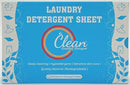 Clean Laundry Detergent™– Hypoallergenic, Eco-Friendly, Plant-Based, Biodegradable, 100% Natural – Gentle on Skin & Fabrics, Fresh Scent, 60 Premium Detergent Sheet by CozyNest Decor