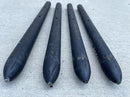Sandbaggy Round Steel Concrete Form Stakes with Nail Holes - Rust Resistant Coating - Removable, Reusable (40, 3/4 in X 12 in) by CozyNest Decor