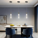 OKELI Modern Pendant Light,3Color LED Bubble Crystal Island Light Fixtures,Black Mini Pendant Lighting for Kitchen Island,Bar,6W,3000-6000K,ETL by CozyNest Decor