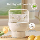 Portable Blender, Personal Blender for Shakes and Smoothies, 27oz Cup with 10 Blades, Shoulder Strap and Lid with Straw, Type-C USB Rechargeable, Dishwasher Safe Parts, BPA Free, Beige by TinyTreasures Baby Boutique