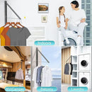 Retractable Clothes Drying Rack,Space Saver Wall Mounted Folding Hanger for Laundry Room, Closet Storage Organization, Easy Installation Aluminium Never Rust Dryer 1pcs by CozyNest Decor