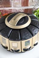 KitchenArt 57010 Select-A-Spice Auto-Measure Carousel Professional Series, Satin by CozyNest Decor