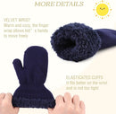 PESAAT Baby Girl Mittens Fleece Toddler Boy Mittens Warm Kids Winter Gloves Unisex Cold Weather Baby Gloves by TinyTreasures Baby Boutique