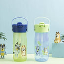 Zak Designs Harmony Bluey Water Bottle for Travel or At Home, 18oz Recycled Plastic is Leak-Proof When Closed with Straw Lid and Carry Handle, 2-Pack (Bluey and Bingo) by TinyTreasures Baby Boutique