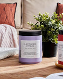 M&SENSE Lavender Citrus Candles, 19.4oz 110H Burn Time Large Natural Soy Candles for Home Scented, Stress Relief Aromatherapy Gifts for Mom Friends Teacher & Spa, Bath, Yoga by CozyNest Decor