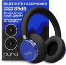 Puro Sound Labs BT2200 Plus Kids Bluetooth Headphones – Volume-Limiting 85dB, Studio-Grade Audio, Over-Ear & Comfy Design, 20-Hour Battery Life, Easy to Connect Wireless Headphones for Kids, Blue by TinyTreasures Baby Boutique