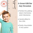 Boho Growth Chart for Wall Wooden Growth Chart for Kids, Height Chart for Wall, Kids Height Wall Chart, Kids Sizing Chart, Wall Height Chart for Kids - Love Beyond Measure, Natural by TinyTreasures Baby Boutique