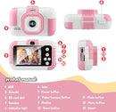 Kids Camera, SUZIYO Children Digital Selfie Video Camcorder 1080P Dual Lens 2.4 Inch HD, Birthday Christmas Electronic Gifts Toys for Age 3-9 Years Old Toddlers Girls Boys with 32G TF Card,Pink by TinyTreasures Baby Boutique