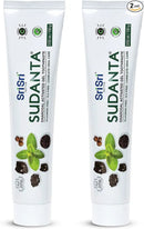 Sri Sri Tattva Sudanta Charcoal Toothpaste Gel – SLS, Fluoride Free Herbal Toothpaste with Neem & Ayurvedic Herbs – Natural Teeth Whitening, Fresh Breath, Oral & Gum Health – 100g Tube (Pack of 2) by CozyNest Decor