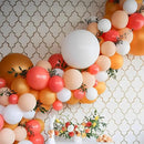 130pcs Orange Balloons Different Sizes 18" 12" 10" 5" Orange Matte Latex Balloons for Boys Girls Birthday Baby Shower Gender Reveal Wedding Gender Reveal Autumn Party Decorations by CozyNest Decor