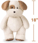iPlay, iLearn Dog Stuffed Animal, Soft Plush Baby Toy, Infant 18" Big Cute Fluffy Puppy Toy, Ultra Soft Nursery Bedtime Huggable Birthday Gifts for Toddlers Girls Boys Kids Age 0 and up by TinyTreasures Baby Boutique