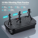 Vibration Plate Exercise Machine, Vibration Plate for Lymphatic Drainage 330 Lbs Capacity Whole Body Vibration Platform Machines Helps Weight Loss Shaping Toning Wellness by CozyNest Decor