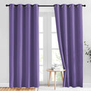NICETOWN Lilac Purple Blackout Curtains for Bedroom (1 Pair, 52 x 84 inches), Farmhouse Thermal Insulated Room Darkening Drapes for Windows by TinyTreasures Baby Boutique