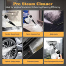 Steam Cleaner, Handheld Steam Cleaner, Steam Cleaner for Home with 16 Accessories and Automatic Steam Switch, Steamer for Cleaning Home, Living Room, Kitchen, Bathroom, Car (White) by TinyTreasures Baby Boutique