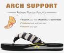 KuaiLu Flip Flops for Women with Arch Support Yoga Mat Comfortable Summer Beach Walking Thong Cushion Sandals Slip On Indoor Outdoor by TinyTreasures Baby Boutique