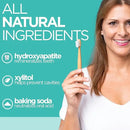 Wellnesse Whitening Hydroxyapatite Toothpaste with Xylitol, Natural Fluoride-Free Teeth Whitening Toothpaste for Adults, Strengthens Enamel, Supports Gum Health, Fresh Mint Flavor, 4 oz (Pack of 3) by CozyNest Decor