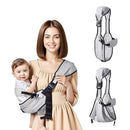Baby Sling Carrier,Toddler Carrier, 2025 New Baby Sling with Waist Harness,Portable and Lightweight Sling,Non-Slip Hip Seat Carrying 25-60lbs(Grey) by TinyTreasures Baby Boutique