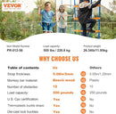 VEVOR Warrior Obstacle Course for Kids, 56FT Slackline with Gym Rings, Monkey Bars, Rope Knots, Portable Outdoor Course Training Equipment Set for Backyard by TinyTreasures Baby Boutique