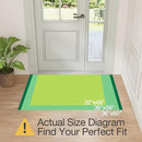 LUMI Indoor Door Mat 36"x59", Ultra Thin Low Profile Non-Slip Doormat for Home Entrance, Absorbent & Stain-Resistant Welcome Mats, Washable Entryway Mat for Front Door, Patio, Porch, Grey by CozyNest Decor