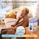 Humidifiers for Bedroom Large Room Home - GloryAir 6L Quiet Top Fill Cool & Warm Mist Humidifier with Smart Humidity Control, Remote Control, 7-Color Light, Humidistat, Oil Diffuser for Plants & Baby by TinyTreasures Baby Boutique