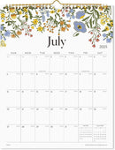 2025 Wall Calendar, Calendar 2025, Floral Design Wall Calendar with Thick Paper, 18 Months Runs From July 2025 - December 2026, 12" x 15", Twin-Wire Binding, Perfect for Planning (Flower) by TinyTreasures Baby Boutique