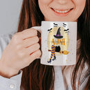 Personalized Witch Mug with Kids Names - Halloween Coffee Cup & Gift for Women - 11 or 15 Oz by TinyTreasures Baby Boutique