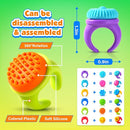 Fidget Rings Sensory Toys for Kids: 18 Pack Fidget Anxiety Spinner Rings- Autism Sensory Toy for Special Needs ADHD- Stress Relief Quiet Fidgets for Classroom- Small Treasure Box Prizes Travel Gifts by TinyTreasures Baby Boutique