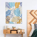 ICMOLYYENLO Tropical Palm Leaves Wall Tapestry, Wall Art for Room Decoration Beautiful Wall Hanging for Bedroom Living Room Dormitory Apartment 40x60 Inch by CozyNest Decor