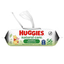 Huggies Natural Care Sensitive Baby Wipes, Unscented, Hypoallergenic, 99% Purified Water, 1 Flip-Top Pack (56 Wipes Total) by TinyTreasures Baby Boutique