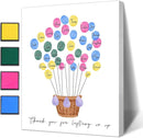 SHLINCO Thank You Teacher Appreciation Gifts From Kids -End Of The Year Gifts - Fingerprint Art Keepsake - Daycare Teacher Appreciation by TinyTreasures Baby Boutique