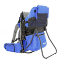 ClevrPlus Cross Country Baby Backpack Carrier, Blue, Toddler Hiking Backpack with Comfortable Seat, Adjustable Straps & Belt, Foldable Frame Lightweight Large Capacity Child Carrier for Outdoor by TinyTreasures Baby Boutique