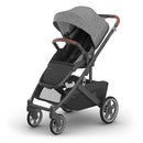 UPPAbaby Cruz V3 Stroller - from Birth + Car Seat Compatible - Full-Size, Reversible Seat - Infant Insert, Bug and Rain Shields Included - Greyson (Charcoal Mélange/Carbon Frame/Saddle Leather) by TinyTreasures Baby Boutique