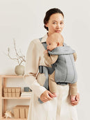 BabyBjörn Baby Carrier Mini, Light Gray, 3D Jersey | Infant Carrier (7-25 lbs), Ergonomic, Easy-to-Use by TinyTreasures Baby Boutique