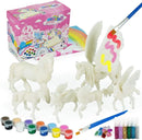 DIY Painting Unicorn Kit Arts and Crafts Set for Kids or Girls Decorate and Drawing 3D Toys for Children Gift(6 Unicorns) by TinyTreasures Baby Boutique