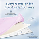 Baby Play Mat for Summer, 1.3 Thick Extra Large Memory Foam Cooling Floor Tummy Time Mat, Soft & Breathable, Non-Slip Rectangular for Toddlers’ Playtime & Rest(Pink,79"x118") by TinyTreasures Baby Boutique