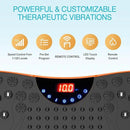 AXV Vibration Plate Exercise Machine Whole Body Workout Portable Mini Vibrate Fitness Platform Lymphatic Drainage Machine for Weight Loss Shaping Toning Wellness Home Gyms Workout (Mini) by CozyNest Decor