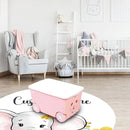 Custom Nursery Crib Bedding Set: 4 Piece Yellow Floral Elephant Design Baby Crib Sets for Girls with Personalized Name - Toddler Double Layer Blanket Set, Comfortable Crib Bed Sheets for Baby Toddlers by TinyTreasures Baby Boutique