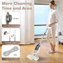 Steam Mop - All-in-one Powerful Handheld Steam Cleaner Detachable Floor Steamer with 11 Accessories, MultiPurpose Steamer for Hardwood Floors, Clothes,Windows,Tiles,Carpet, Whole Home Use, Rose Gold by CozyNest Decor