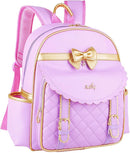 Gazigo Children Princess Waterproof PU Backpack for Girls Elementary School Girl Bookbags by TinyTreasures Baby Boutique
