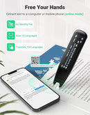 SVANTTO S2 Reader Translator Pen Scanner, Text to Speech Device for Dyslexia, OCR Digital Highlighter Pen, Exam, Bluetooth Langage Translator, No Monthly Fee（Black） by TinyTreasures Baby Boutique