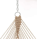 Hatteras Hammocks Deluxe Antique Brown Oatmeal Heirloom Tweed DuraCord Rope Hammock – 13 ft. x 60 in., 2-Person, 450 lb Capacity, Cumaru Spreader Bar, Zinc-Plated Hardware – Handcrafted in The USA by GreenHaven Gardens