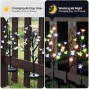 Solar Garden Lights Waterproof, Solar Outdoor Lights Decorative 8Pack, 160Led Solar Powered Flowers Garden Decor, Outdoor Fairy Light for Yard,Pathway,Lawn,Outside Decorations by CozyNest Decor
