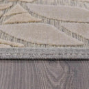 Beverly Rug Outdoor Runner Rug 2x7 Modern Floral Tropical Area Rugs for Indoor and Outdoor Patio Easy to Clean Non Shedding Living Room Porch Garden Washable Outside Carpet (2 x 7 Gray) by CozyNest Decor