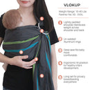 Ring Sling Baby Carrier, Soft Linen Cotton Baby Sling Carrier Newborn to Toddler, Baby Wrap Carrier for Plus Size Parents, Perfect Shower Gift, Lightly Padded Adjustable Nursing Cover Green by TinyTreasures Baby Boutique